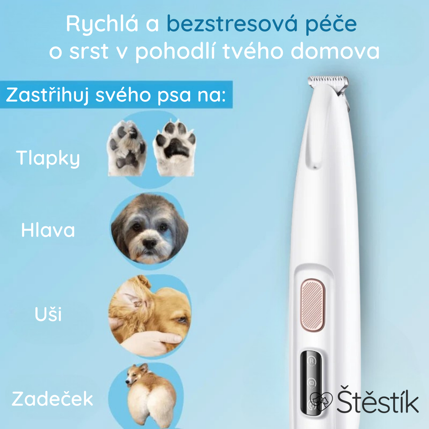 PawTrim Pro™ – Bezbolestná péče o tlapky během několika sekund