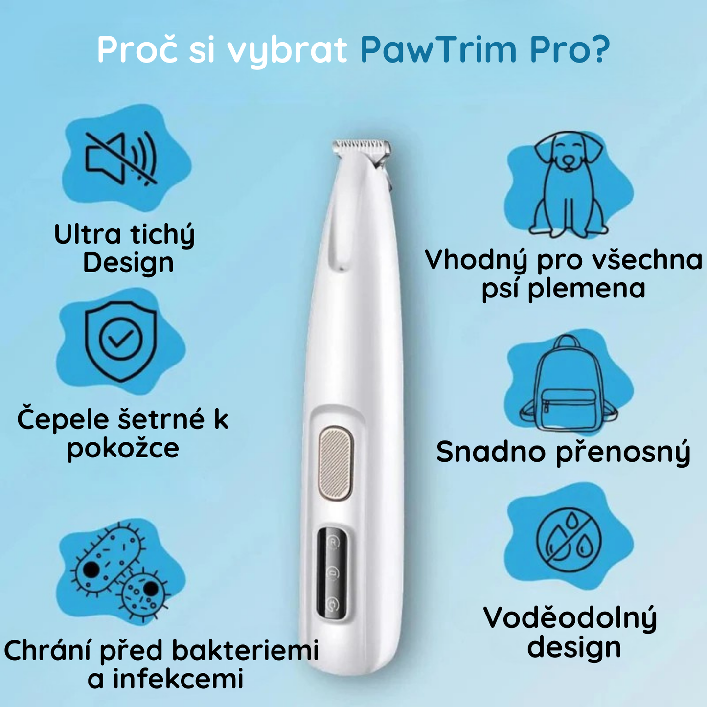 PawTrim Pro™ – Bezbolestná péče o tlapky během několika sekund