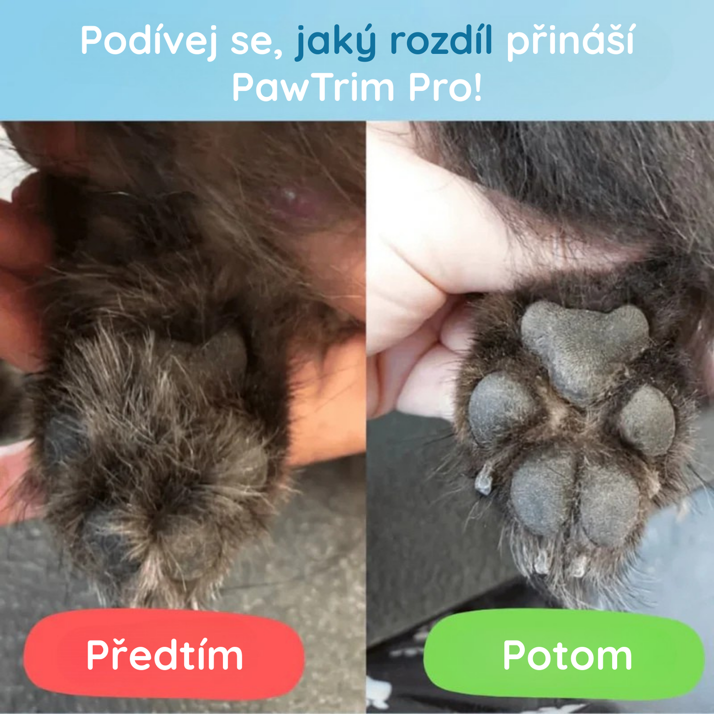 PawTrim Pro™ – Bezbolestná péče o tlapky během několika sekund